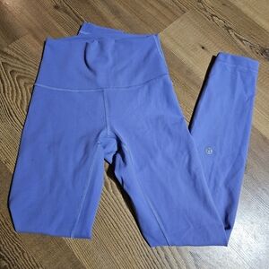 Lululemon dark lavender wunder train leggings